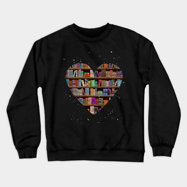 love reading books vintage Crewneck Sweatshirt by ShirtsShirtsndmoreShirts